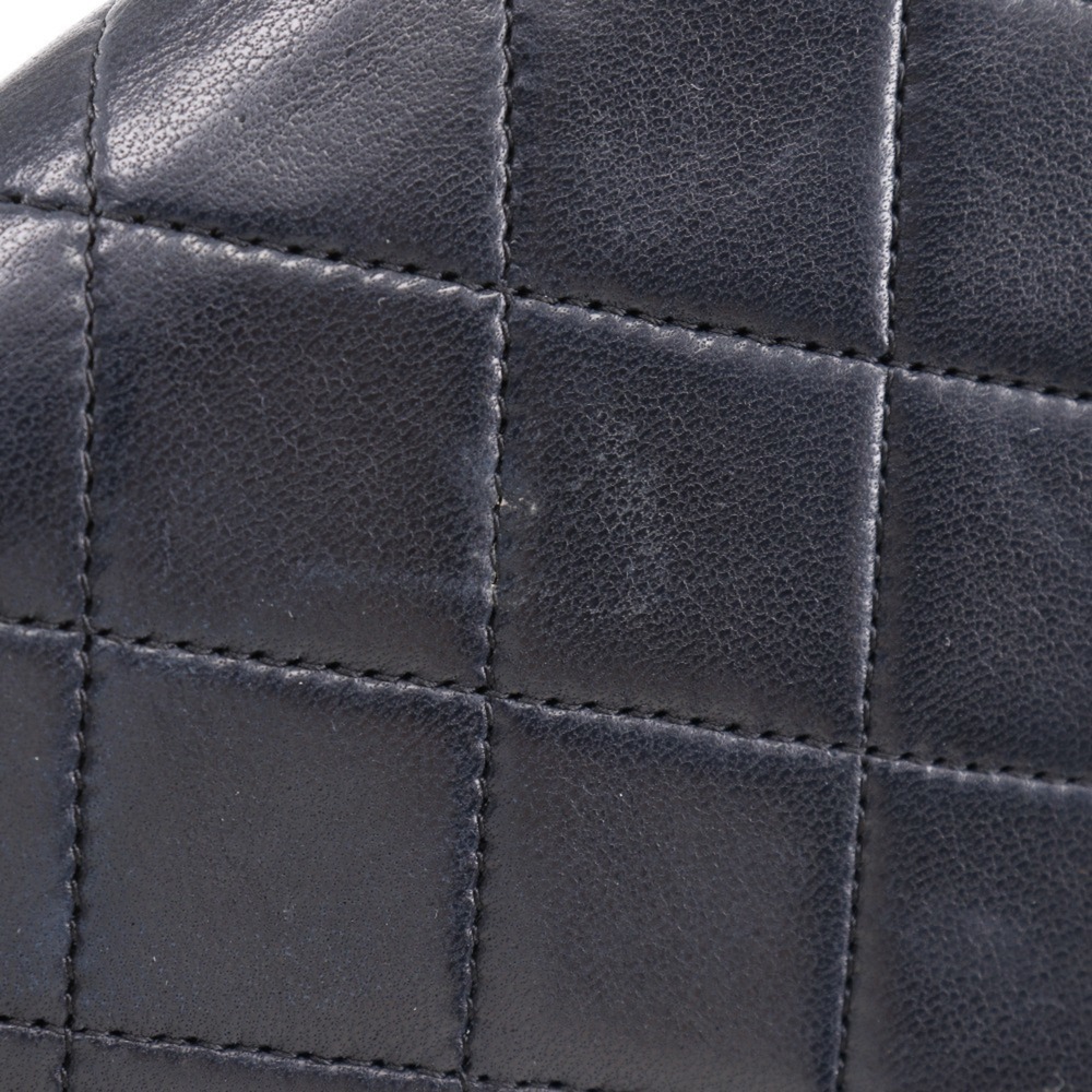 CHANEL Black Lambskin Leather Pochette Shoulder Bag - Picture 13 of 16